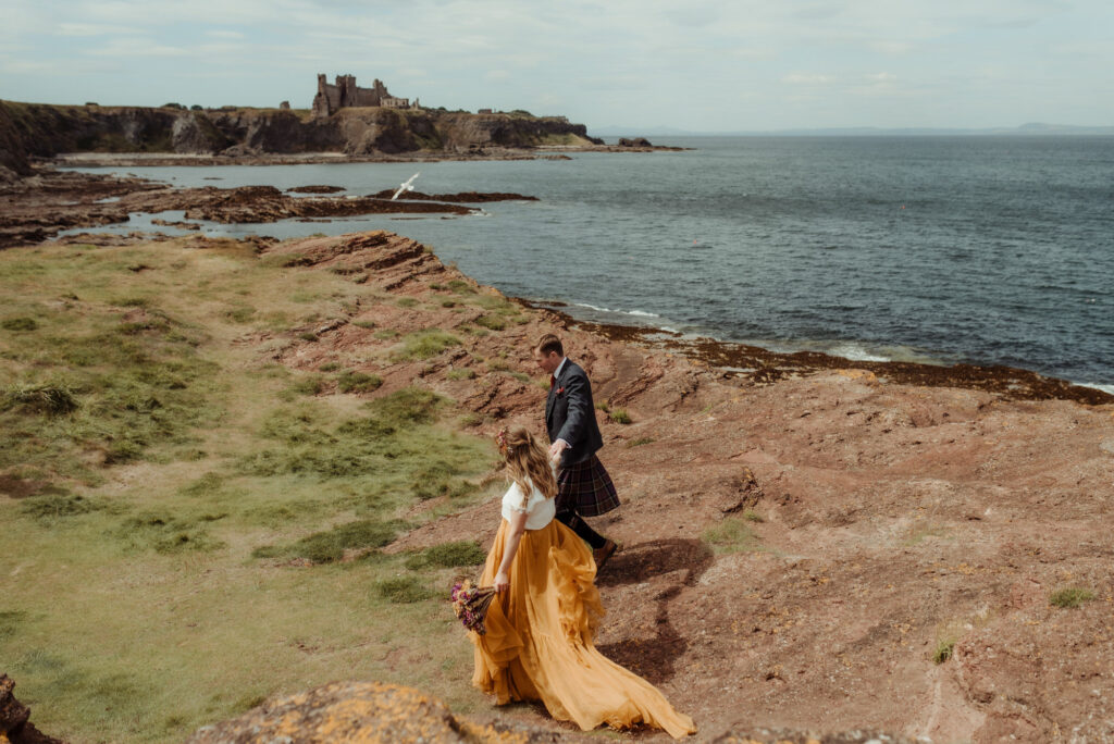 East lothian beach wedding