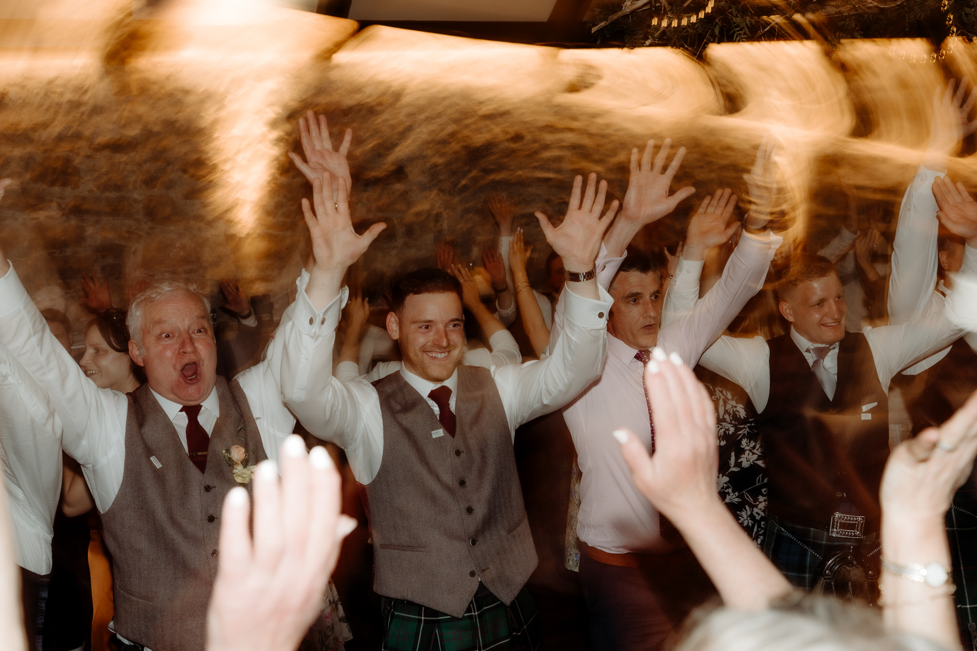 Summer wedding photography at Rosebery Steading Edinburgh.