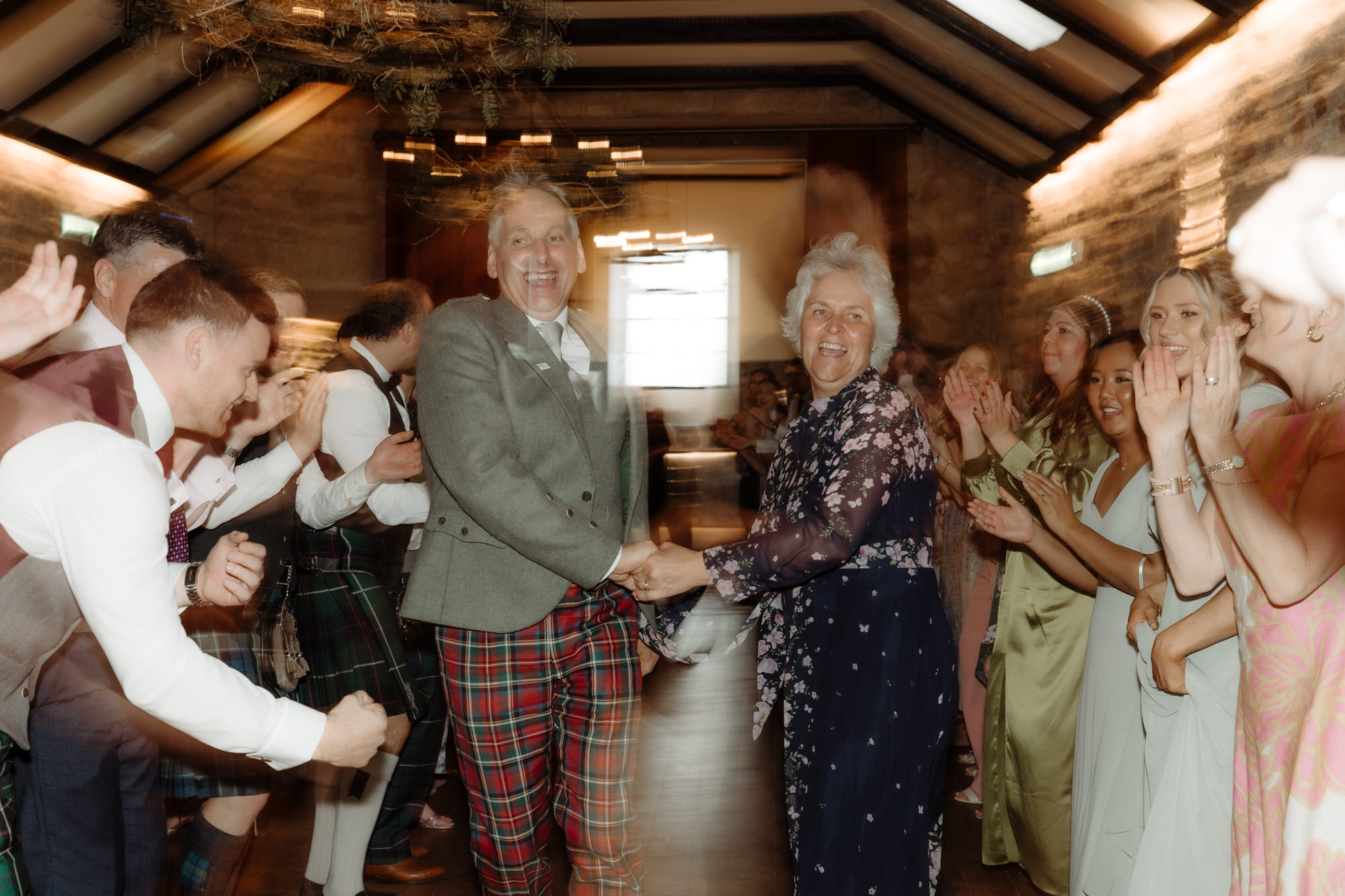 Summer wedding photography at Rosebery Steading Edinburgh.